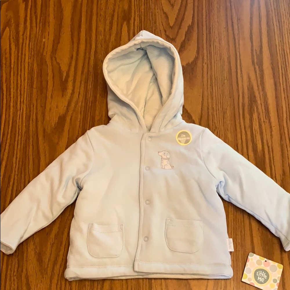 Baby boy reversible WARM hoodie
